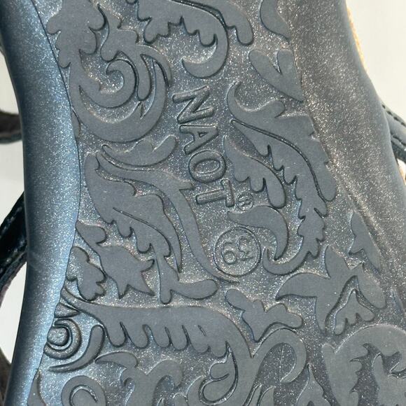 Naot Dorith Women Gladiator Sandal US 8 Leopard‎ Suede Leather Hook & Loop Strap - Picture 9 of 16